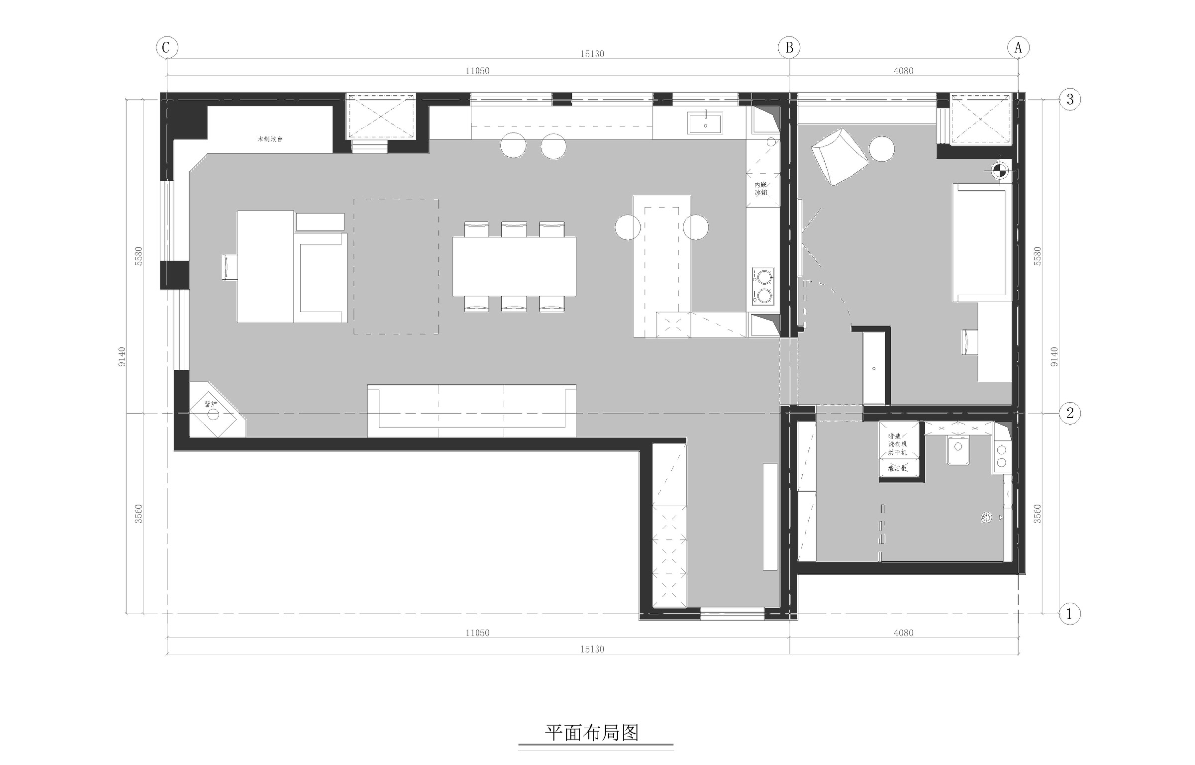 京城-双宅记平面图